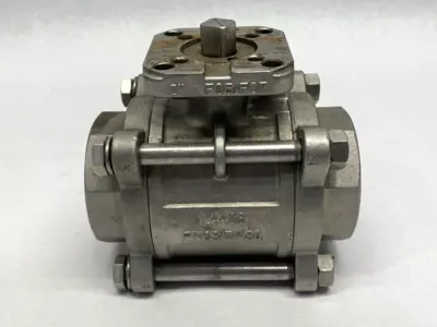Industrial Stainless Steel Ball Valve 2" 1.4408 PN63 DN50 F05/F07 - Used