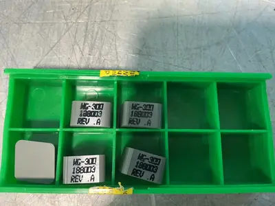Used GREENLEAF WG300 TAW 1888003 REV A Carbide Inserts Ohio US | HGR 24 #1326166