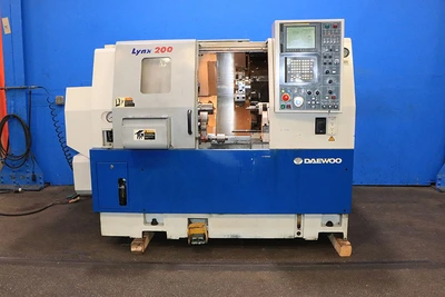 Used 2000 Daewoo Lynx 200LC CNC Lathes New Jersey US | Machinery Values #1004207