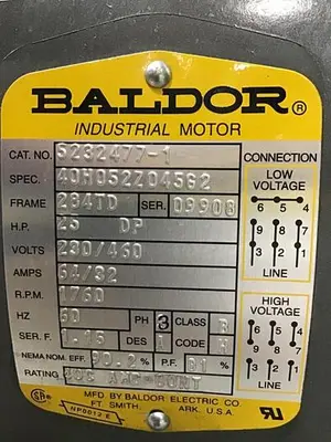 USED BALDOR 5232477-1