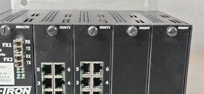 N-TRON 9000B Back Pane with 9002CPU (2) 9006TX (2) 900FP loc4B18