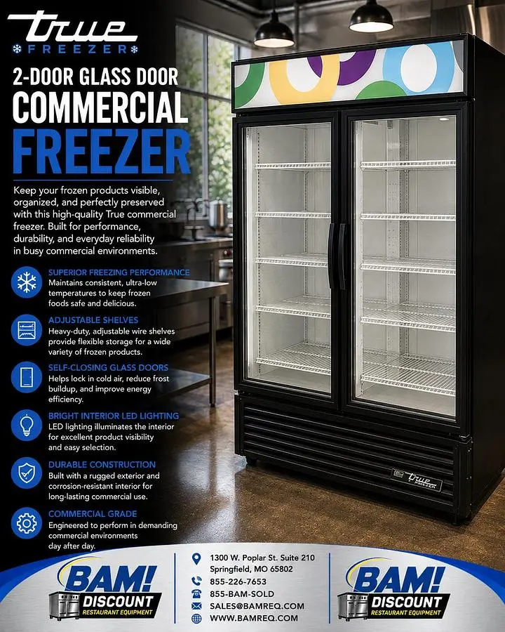 Used TRUE GDM - 49F - LD Display Freezers Missouri US | BAM Discount Restaurant Equipment #1397929