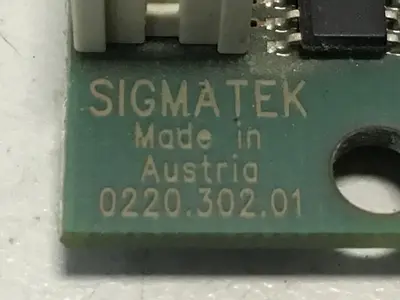 USED SIGMATEK 0220.302.01