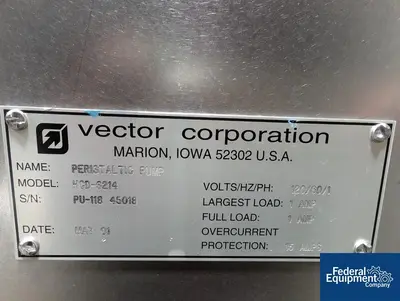 USED Vector Vector Fluid Bed Dryer, Model FL-M-15, S/S