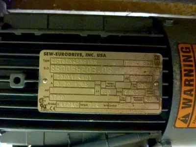 USED SEW EURODRIVE FA57DT80N4BH61HR