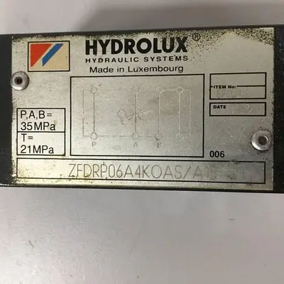 USED HYDROLUX ZFDRP06A4KOAS/A15