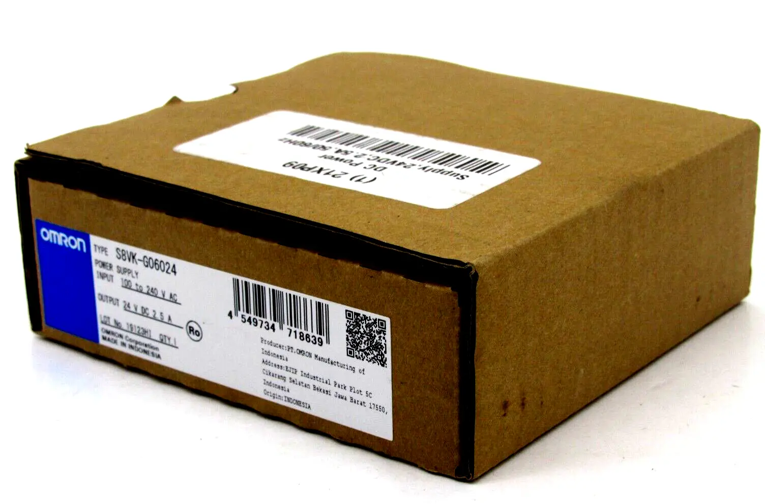 NEW OMRON S8VK-G06024 POWER SUPPLY S8VKG06024