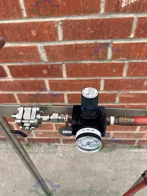 USED WILDEN DIAPHRAGM PUMP 100 PSIG W/ CART