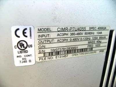 USED YASKAWA CIMR-F7U4055