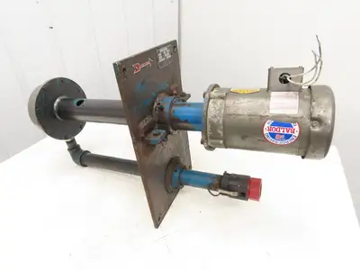 Kerr 5180 Vertical Process Pump Size 1x1-1/4x6-3/16 230/460V 0.5 1/2Hp 15GPM