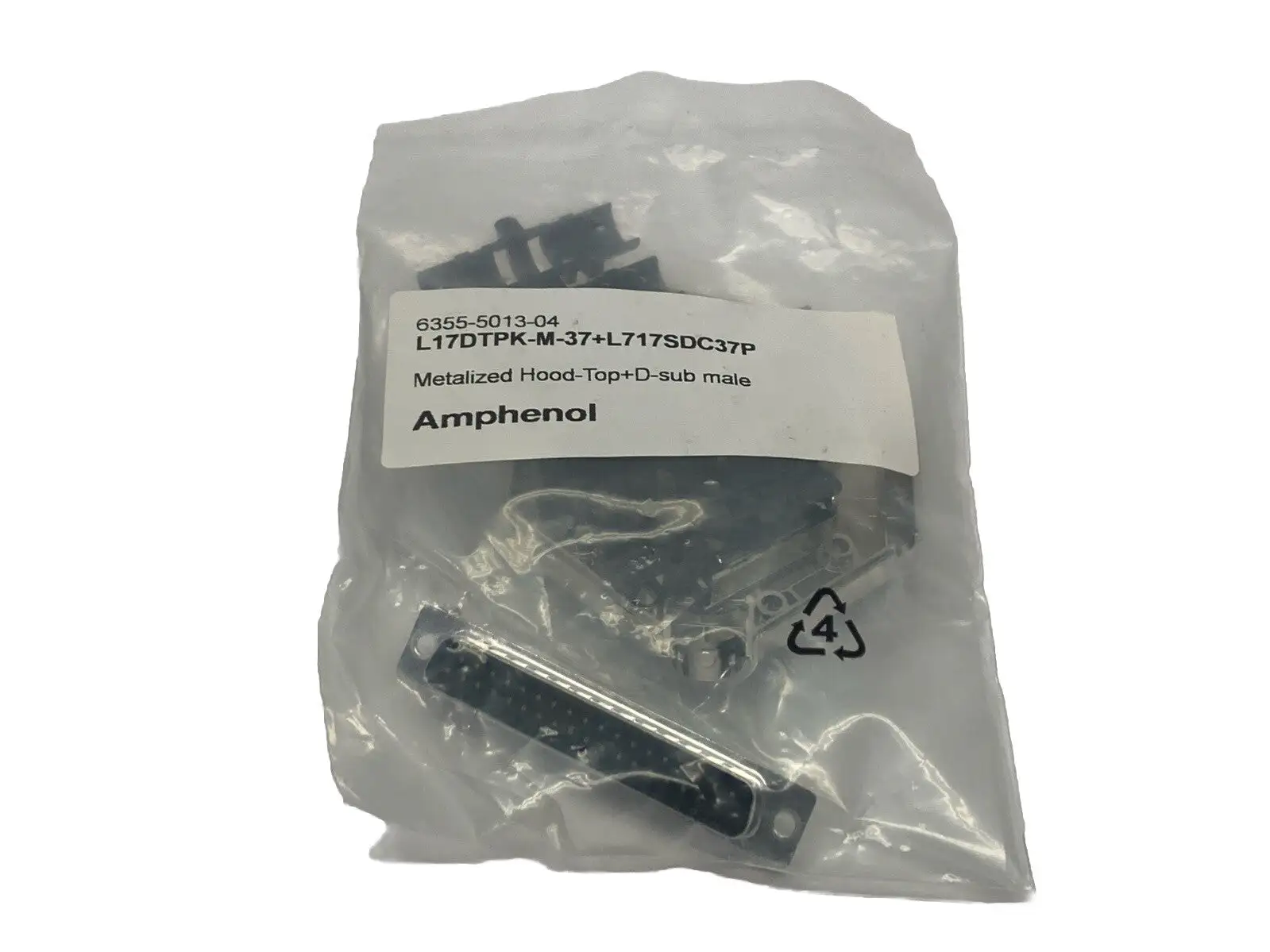 New | in-Stock Amphenol L17DTPK-M-37+L717SDC37P Connector Accessories Michigan US | Maverick Industrial Sales #1461081