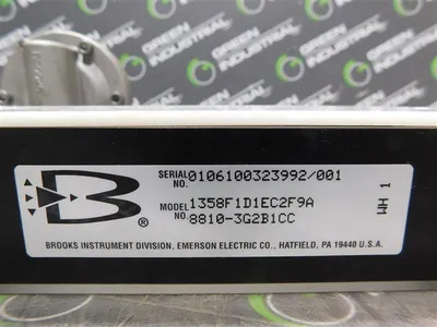 Brooks Instrument 135F1D1EC2F9A Sho-Rate Glass Tube Variable Area FlowMeter Used