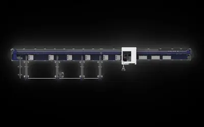 NEW MORN LASER INTELLIGENT THREE-CHUCK TUBE FIBER LASER CUTTING MACHINE