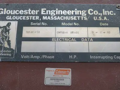 1980 GLOUCESTER ENGINEERING CO 66" SHEET STACK sheet line, Sheet Stacks | Mark One Machinery (10)