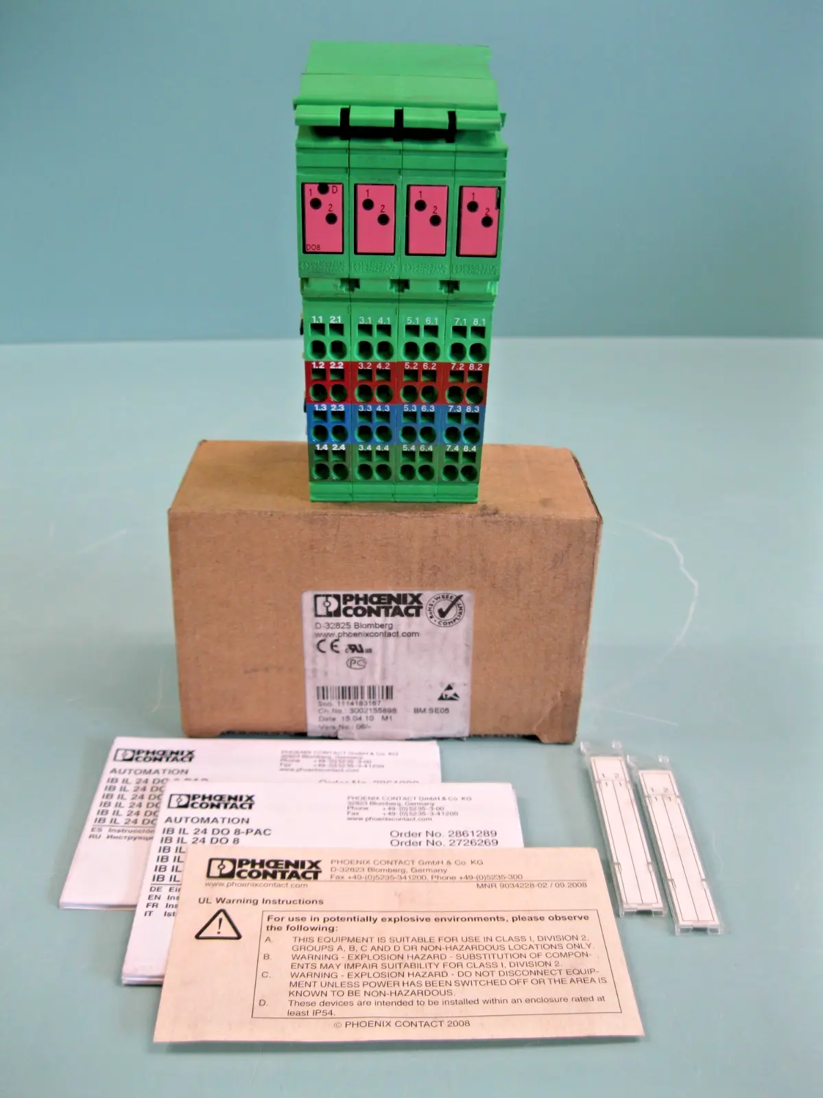 NEW Phoenix Contact IB IL 24 DO 8-PAC