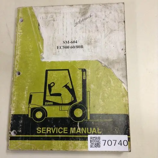 Used CLARK EQUIPMENT SM-604 Manuals Michigan US | Ideal Machinery #567312