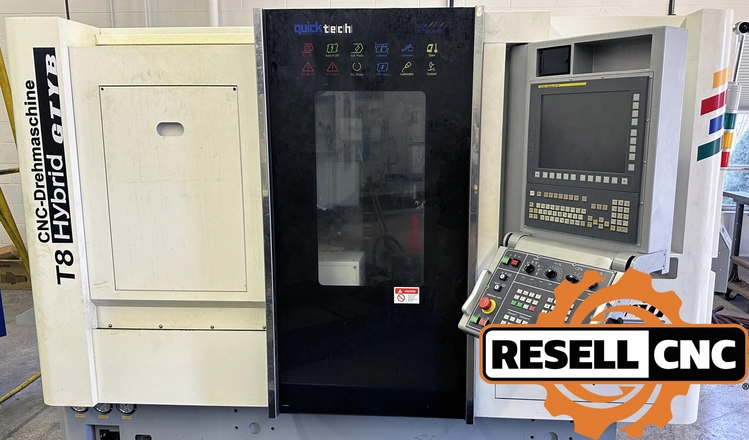 Used 2016 QuickTech T8 Hybrid CNC Lathes Florida US | Resell CNC #206487