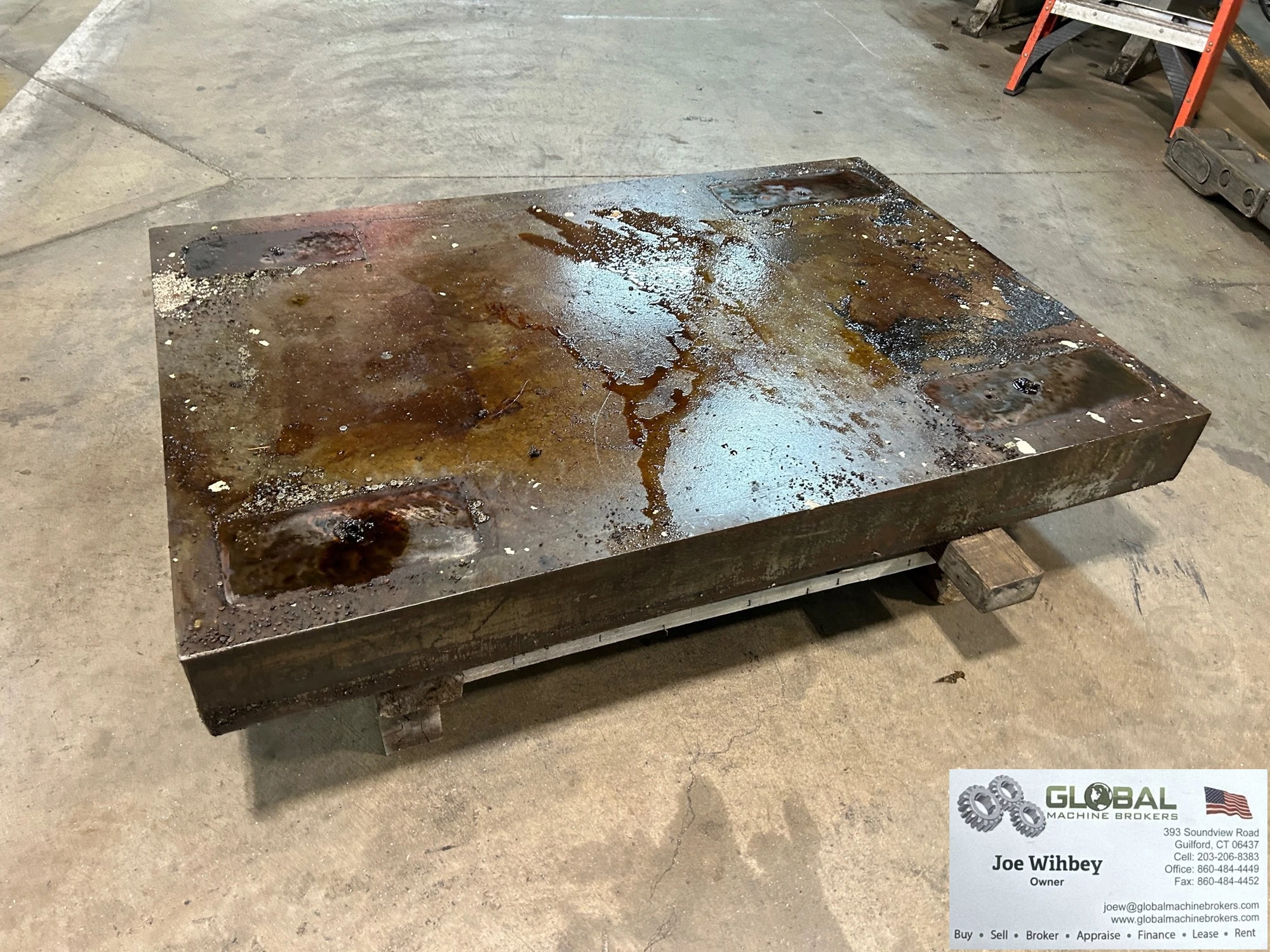 Steel Plate Cold Rolled Grade 64” x 45” x 4.5” Thick