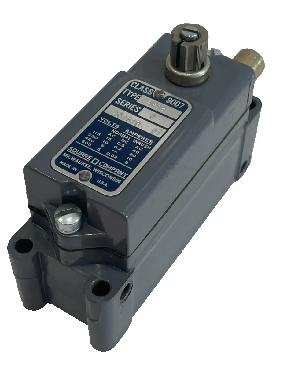 NEW SQUARE D 9007-AW12 LIMIT SWITCH SER. C 9007AW12