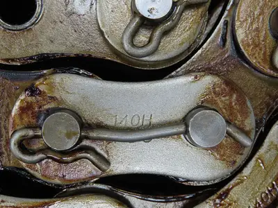 Allied Locke 140H-XDO-3CP 3 Strand Roller Chain 1-3/4" Pitch 1" Rollers 10 Feet