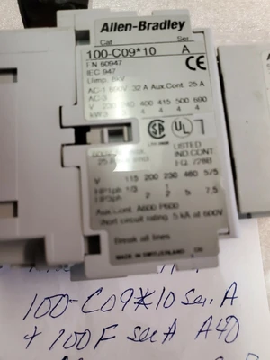 USED ALLEN BRADLEY 100-C09* 10