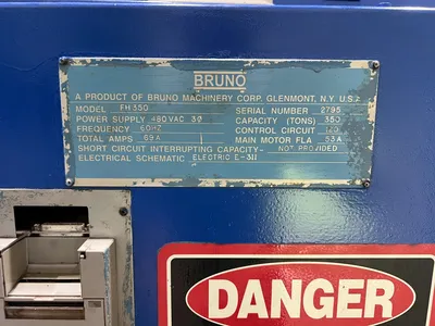 USED 2004 BRUNO BRUNO FH350 PRESS