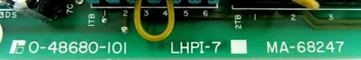 USED RELIANCE ELECTRIC 0-48680-101 REGULATOR BOARD MA-68247 LHPI-7 048680101