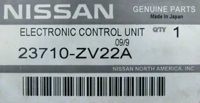 NEW NISSAN 23710-ZV22A ECU UNIT MEC75-220 B2 9820 23710ZV22A