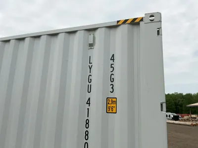 2026 40’L x 8’W x 9’ 6”T High Cube Shipping/Ground Container, swing doors on one end and four sets o...
