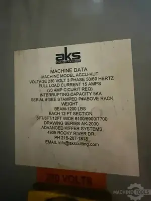 Used 2013 AKS P1048 Plasma Cutters Arizona US | KD Machinery #1541055