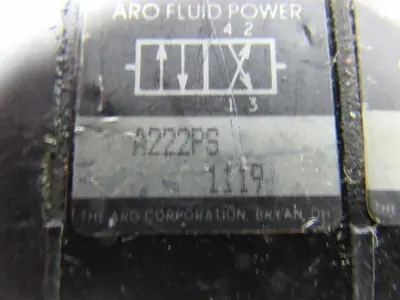 Aro Fluid Power A222PS 1119 4 Way Manifold Air Pilot Directional Valve Block