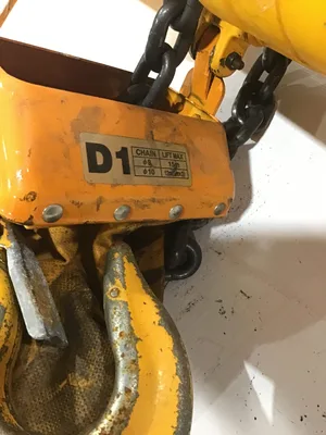 Harrington 2 Ton Electric Chain Hoist 15/5 FT/Min w/ 3 Phase Induction Motor