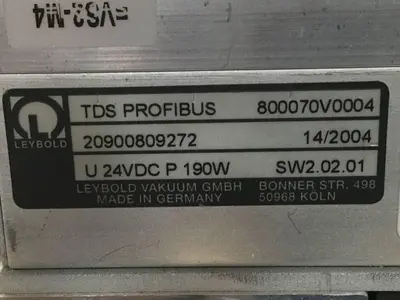 USED LEYBOLD TW250 S