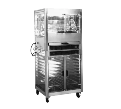 Equipex RE-2 Floor Display Warmer w/ 20 40 Bird Capacity, Tempered Glass, 208 240v/1ph