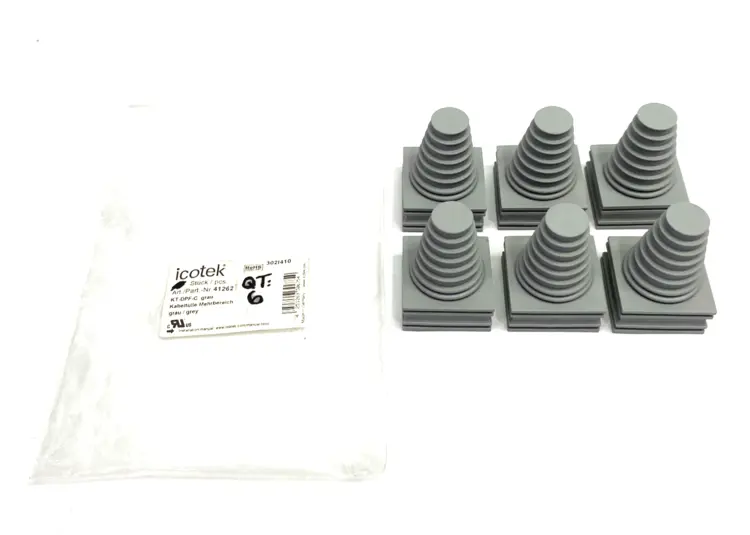 New | in-Stock Icotek Multi-Range Cable Grommet KT-DPF-C gy 6-PACK Electrical Fittings Michigan US | Maverick Industrial Sales #1402939