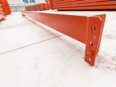 Interlake 96"x 3-1/2" Teardrop Pallet Racking Rack Step Beam Crossmember 4170Lb