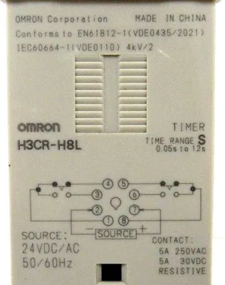 NEW OMRON H3CR-H8L SECOND TIMER H3CRH8L