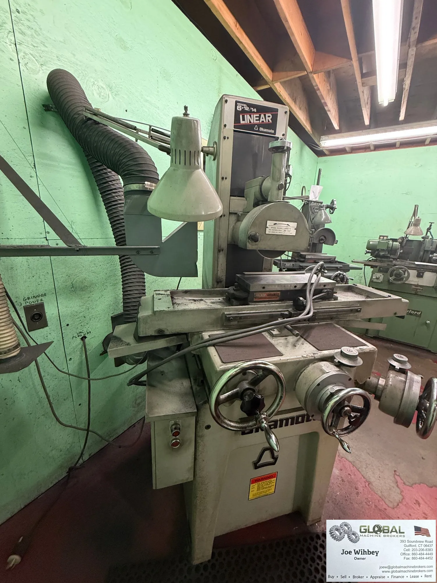 Okamoto PFG-612 Manual High Precision 6" x 12" Surface Grinder