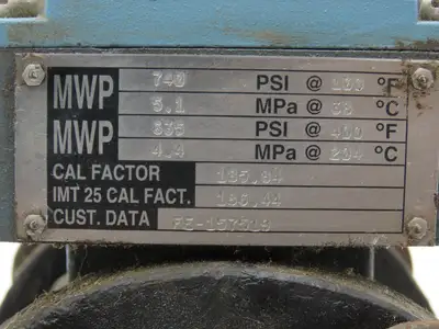 Foxboro 800HA-WCR-PJGFNA Magnetic Flowtube Meter 740psi 3/4"NPT Pipe 20"L 8000A