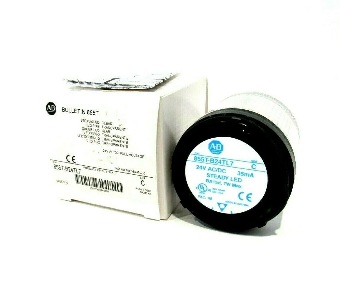 NEW ALLEN BRADLEY 855T-B24TL7 STACK LIGHT 855TB24TL7