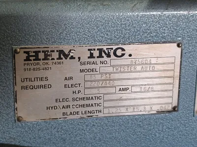 Used HEM TWISTER AUTO Horizontal Band Saws Minnesota US | INTER-PLANT SALES #1455933