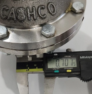 USED Cashco 1/2 NPT D SST/SST/S2