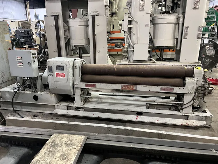 Used WEBB 6' X 5/16 PINCH PLATE ROLL Plate Bending Rolls including Pinch Tennessee US | Timco, Inc. 2 #96244