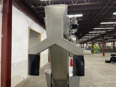 Schuma Elevator Hopper Conveyor, w/ Diverter