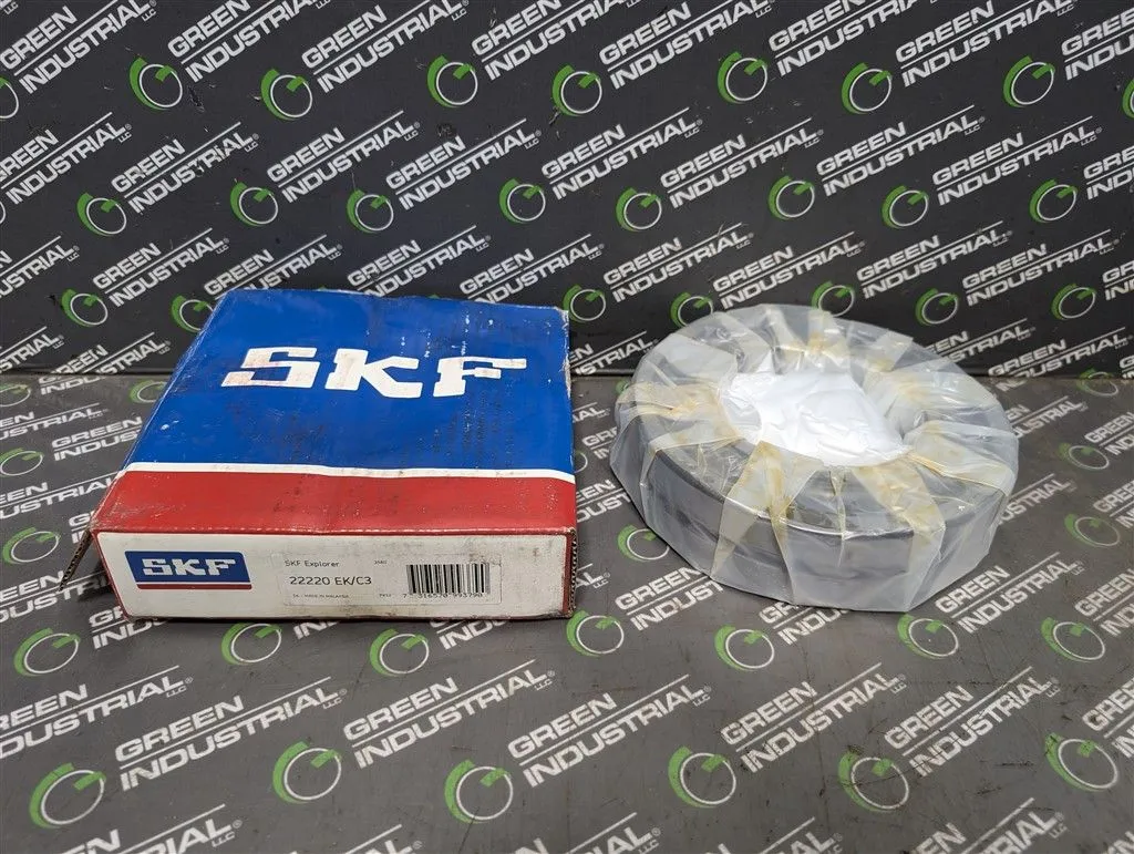 SKF Explorer 22220 EK/C3 Spherical Roller Bearing 100x180x46 New NIB