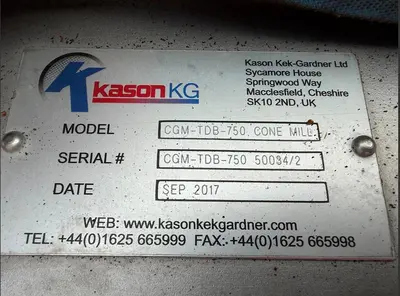 Used 2017 KASON CGM-TDB-750 Mills / Grinders Texas US | Machinery & Equipment #1452173