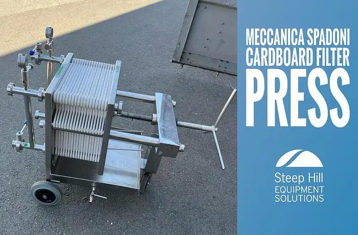 Used 2021 MECCANICA SPADONI KAPPA/6 Filter Presses British Columbia CA | Steep Hill Equipment Solutions #774186