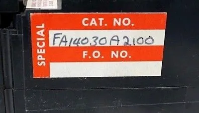 NEW SQUARE D FA14030A CIRCUIT BREAKER FA14030A2100
