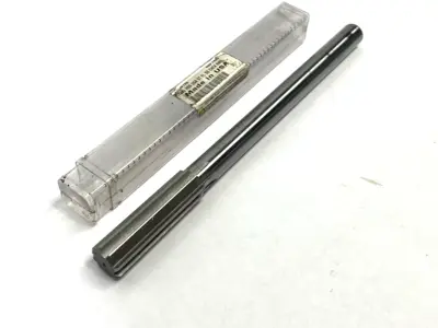 USED YANKEE REAMER HSS CHUCKING REAMER 8-FLUTES 9-1/2" OAL