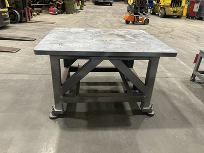 40″ x 48″ x 29″ H Steel Table, 1.5″ Thick